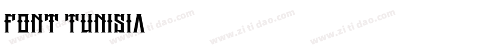 Font Tunisia字体转换